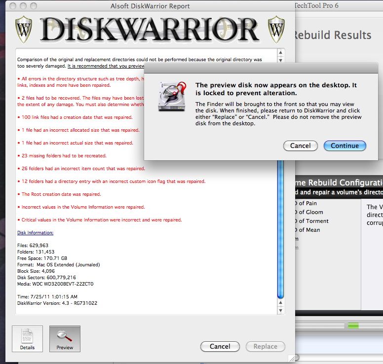 HELP! My Data!!--How Disk Warrior and Cloning Saves You